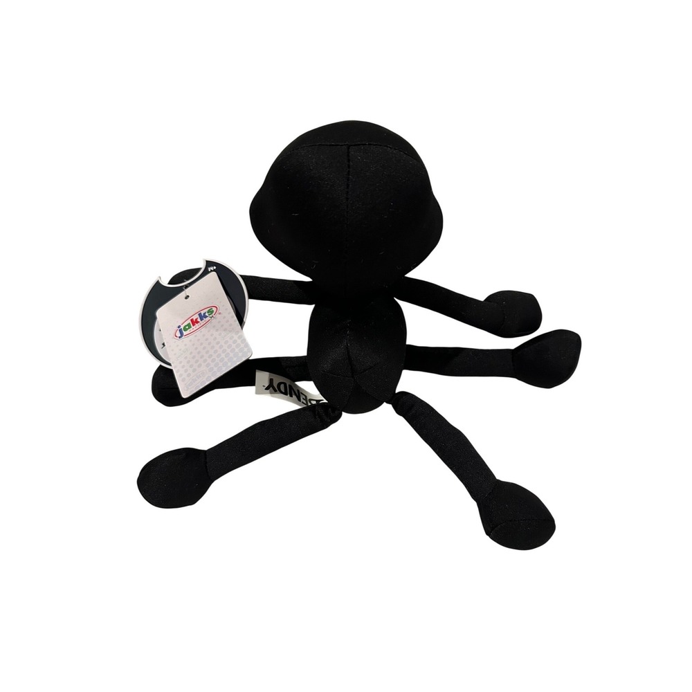 Jakks Pacific Bendy and the Dark Revival Edgar Plush Butcher Gang Black White - Picture 3 of 8